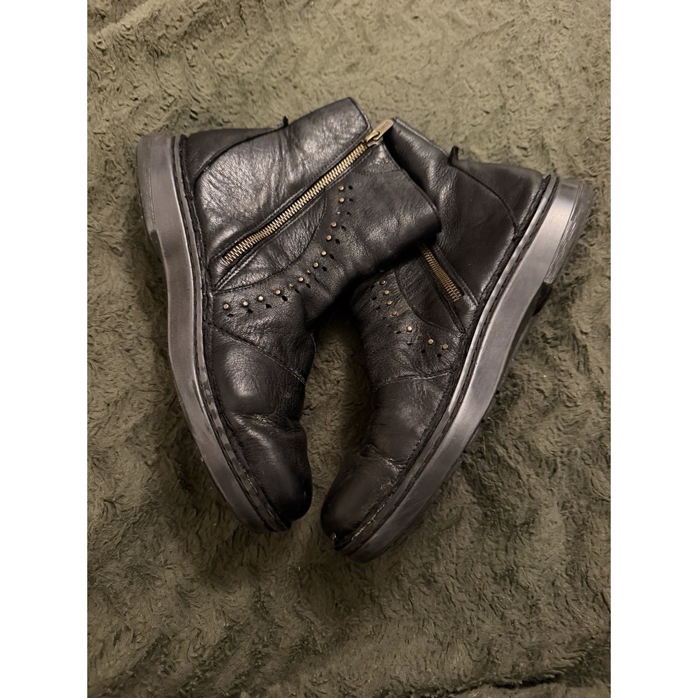 Naot Cetona Soft Leather Boots with Zipper And Studs Size 10 (41)